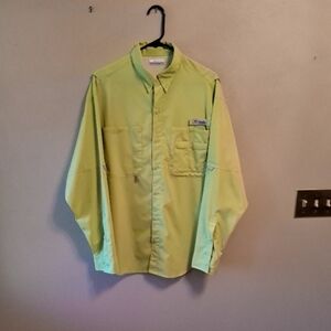Men's Lime Green Shirt Jacket